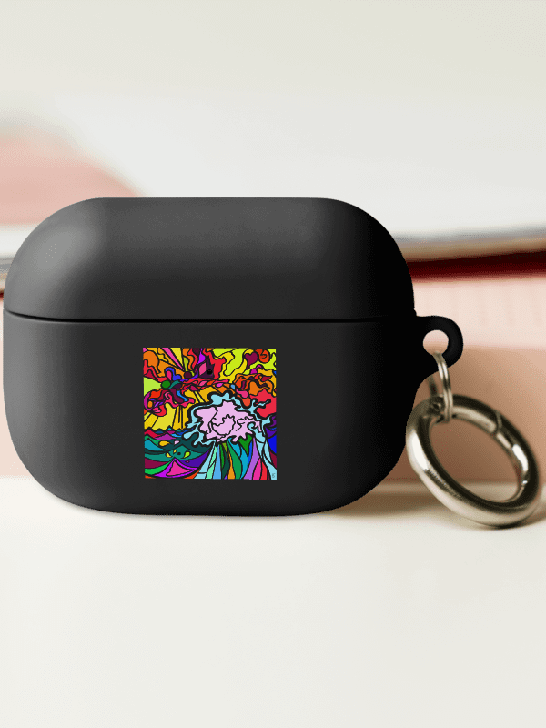 Swirling Dreams AirPods Case – Wave at Sunset product image (4)