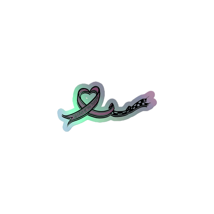 Heart Flag--By Mischi-- Holo Sticker product image (1)