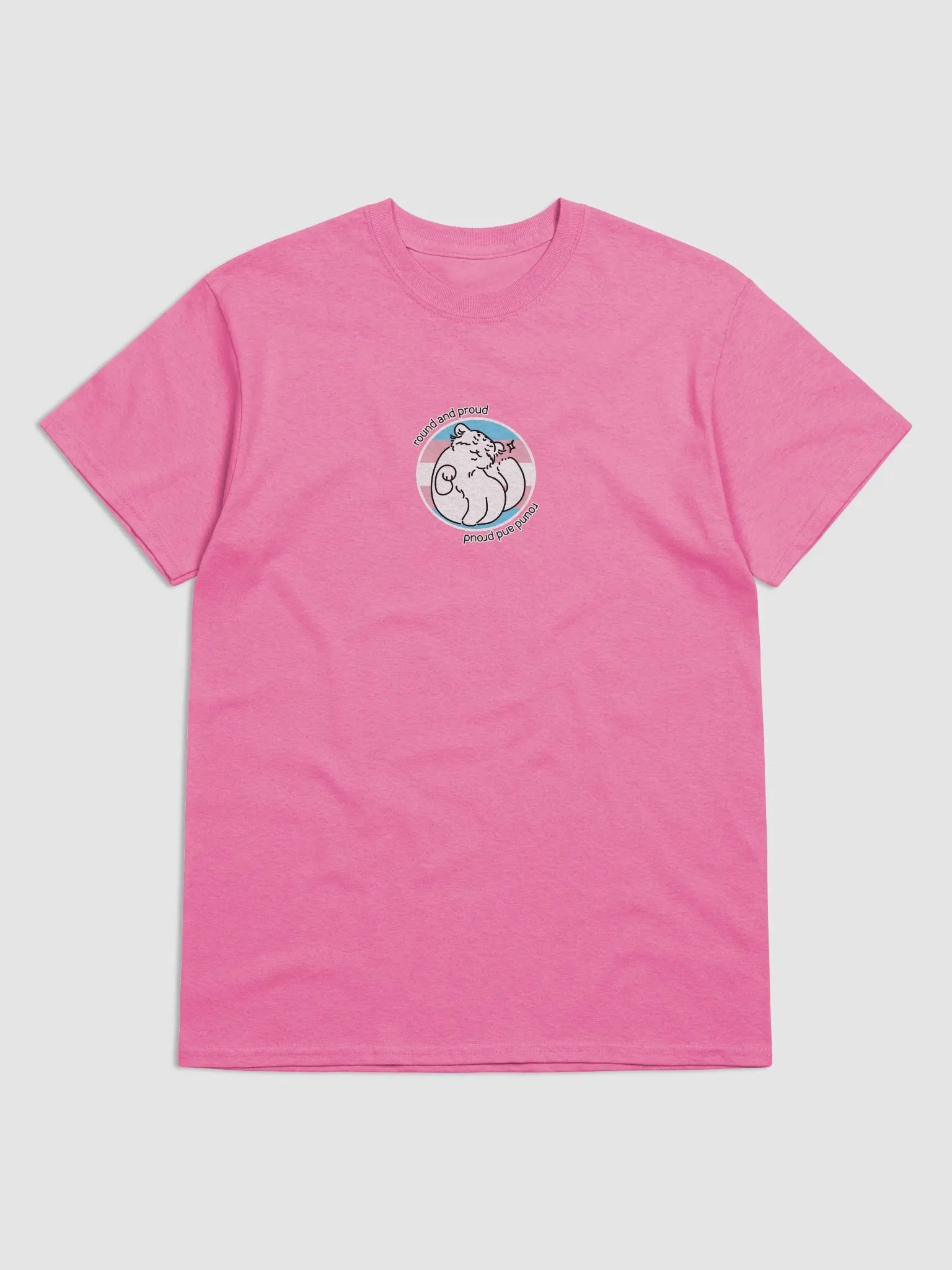 Round and Proud Manul Transgender Version - Gildan Unisex T-Shirt product image (5)
