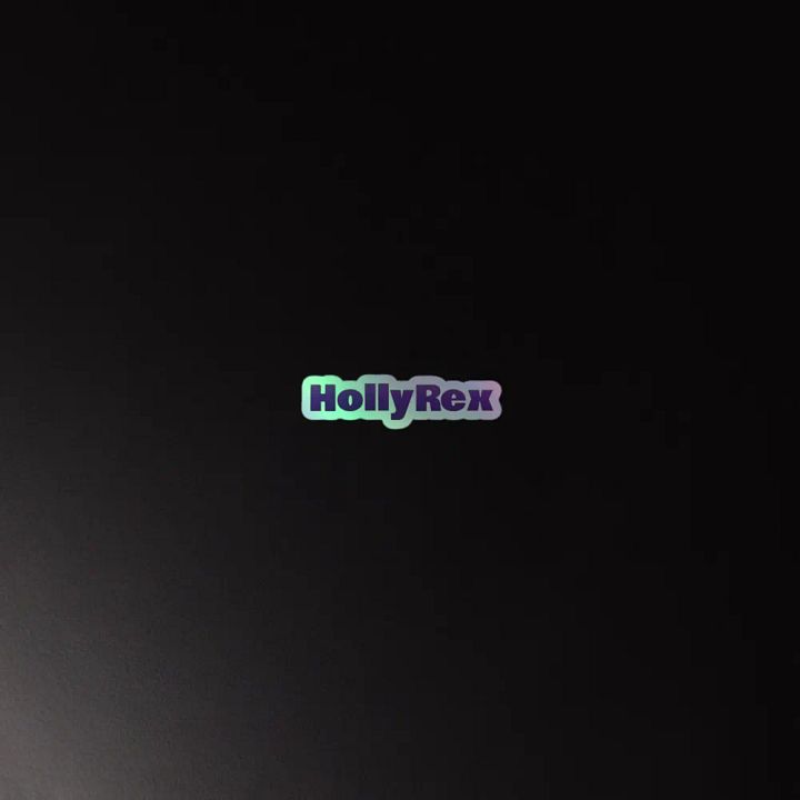 HollyRex Holographic Kiss-Cut Sticker Sheet product image (4)
