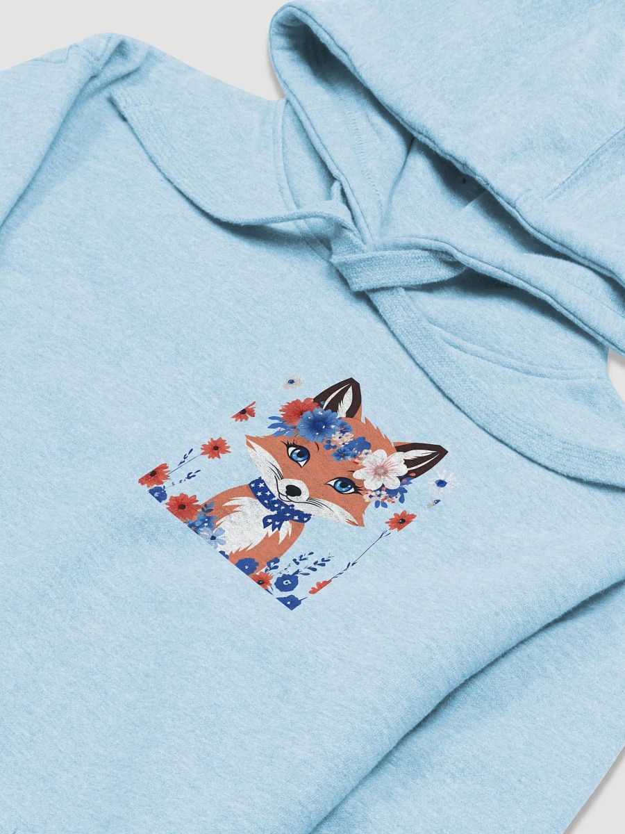 Flower Fox Hoodie - July 4th (Front & Back) product image (44)