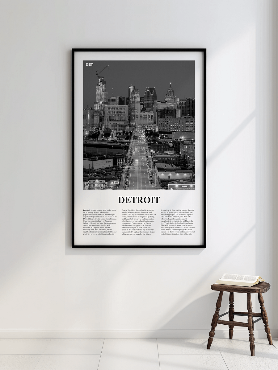 Detroit 01 Newspaper Poster product image (4)