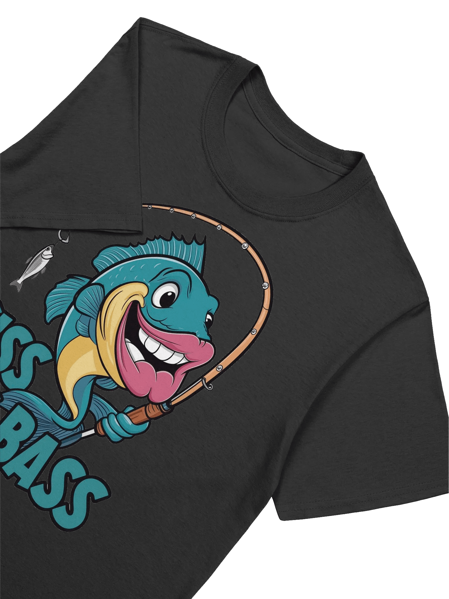 Fishing Lover - Kiss My Bass: The Fun Side of Fishing T-Shirt product image (17)