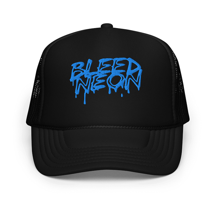Bleed Neon (BLUE) Trucker Hat product image (1)
