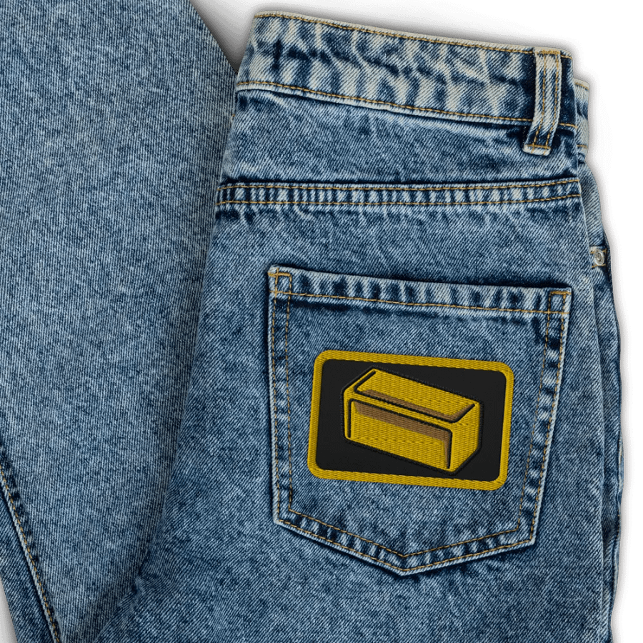 Yellow Sample Embroidered Patch product image (3)