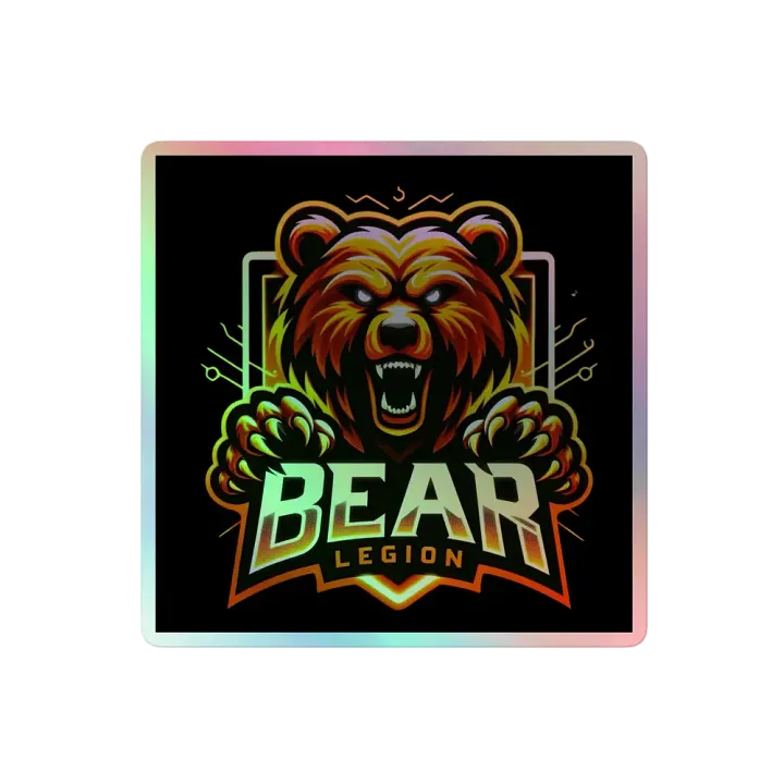 Bear Legion Holographic Sticker Pack product image (2)
