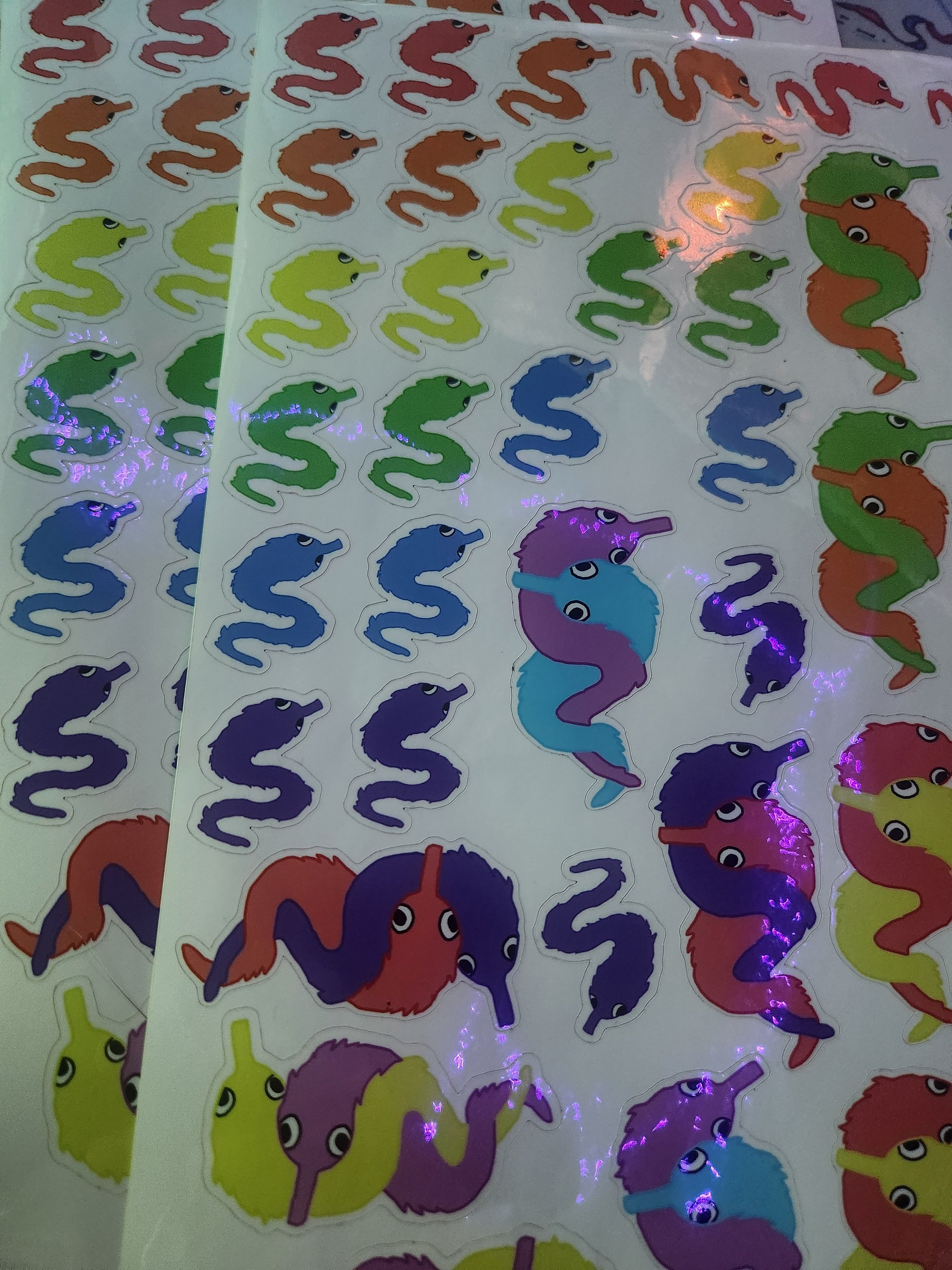 Wormy Snuggles Sticker Pack product image (1)