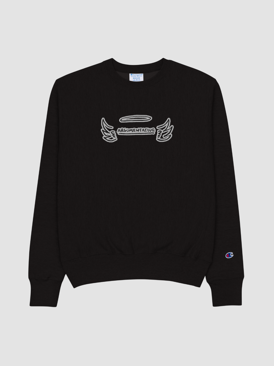 ANGELIC embroidered Champion Crewneck Sweatshirt product image (2)