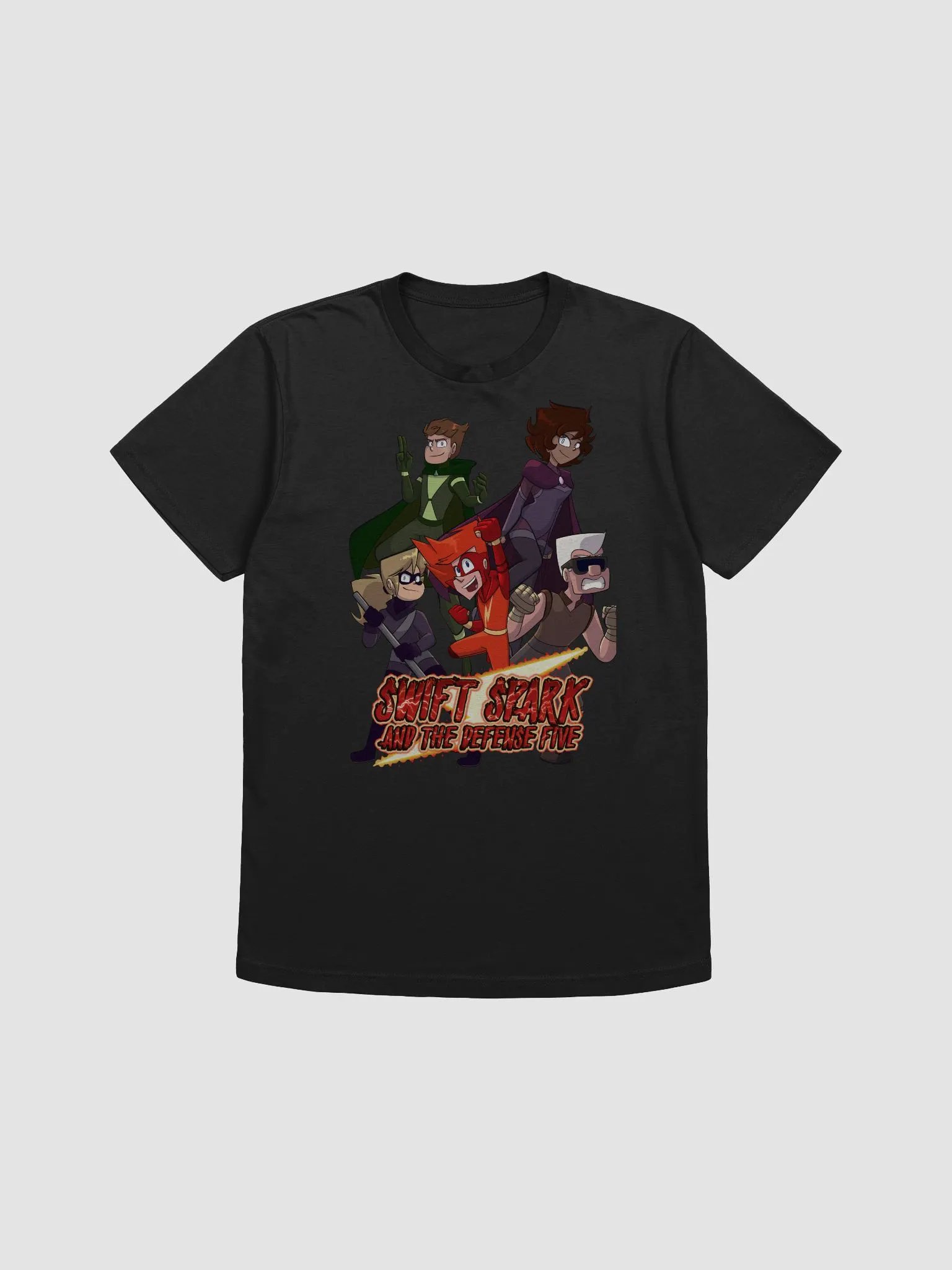 Swift Spark and the Defense Five: Team Supersoft Tee product image (1)