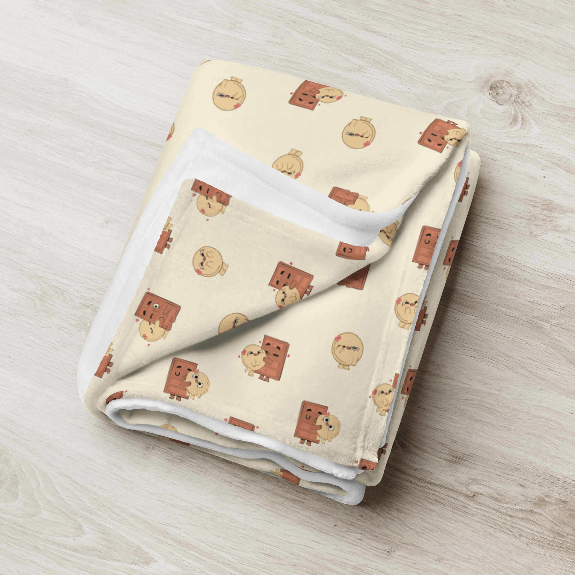 Choco & Pancake Soft Throw Blanket product image (8)