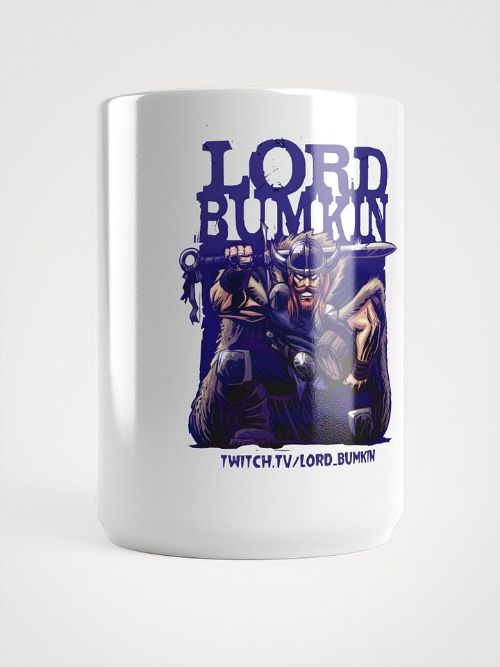kneeling viking glossy mug white product image (1)