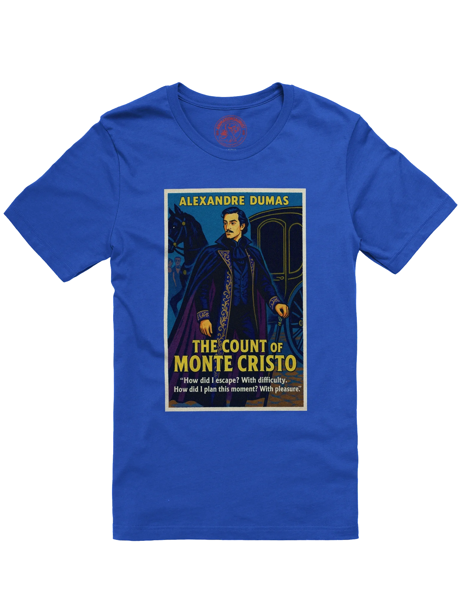 Alexandre Dumas "The Count of Monte Cristo" Concert Tee Fit Unisex T-Shirt product image (37)