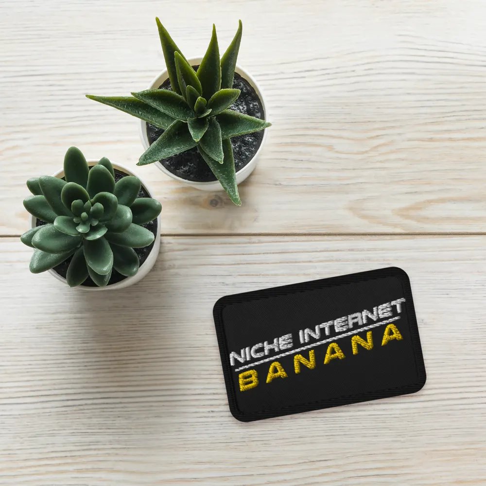 Niche Internet Banana Sew-on Patch product image (4)