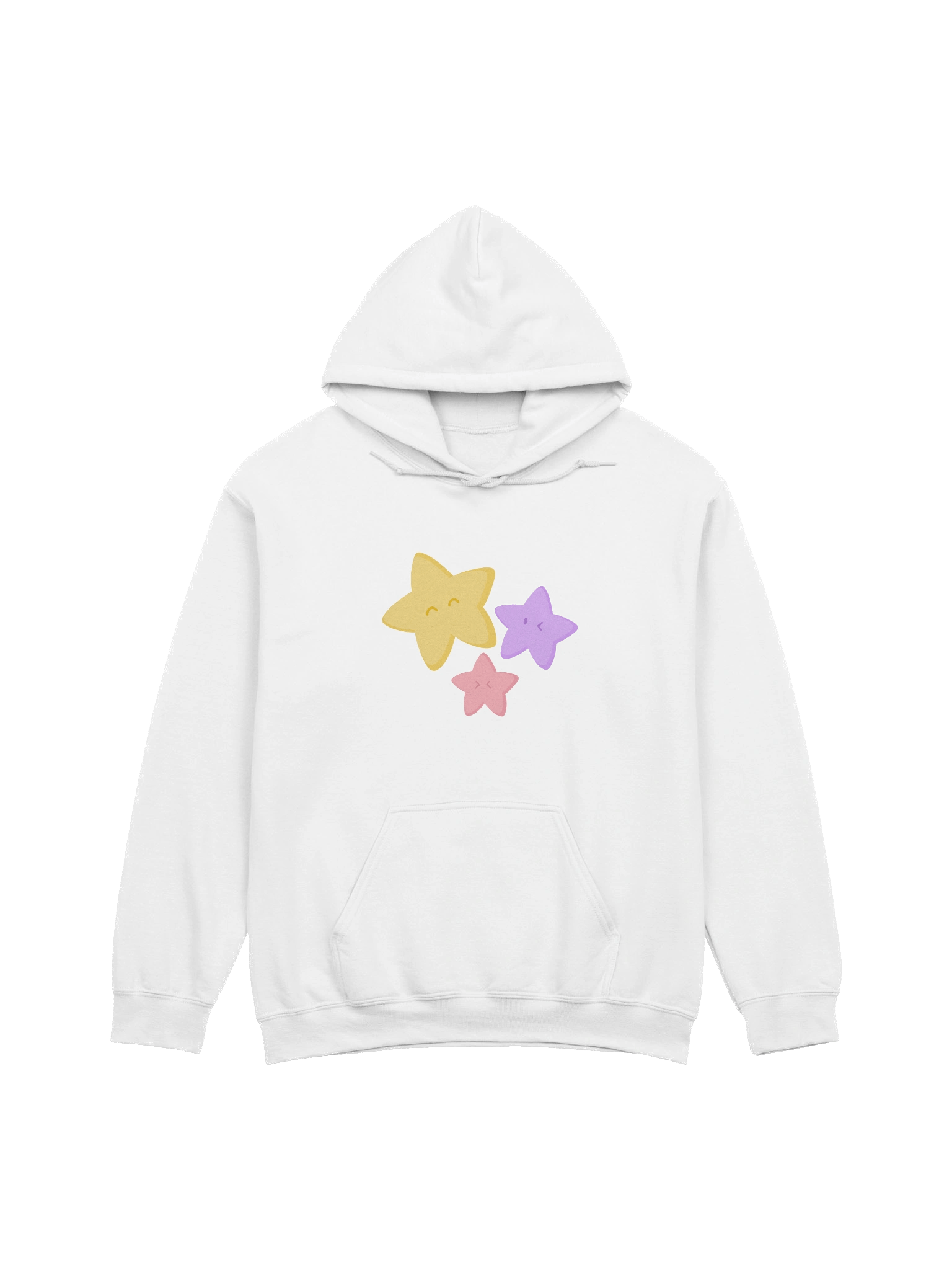 little stars hoodie (white) product image (1)