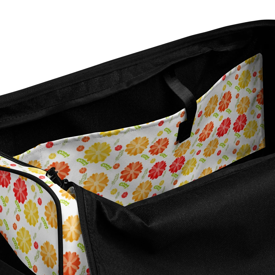 Orange Floral Large Holdall Bag product image (9)