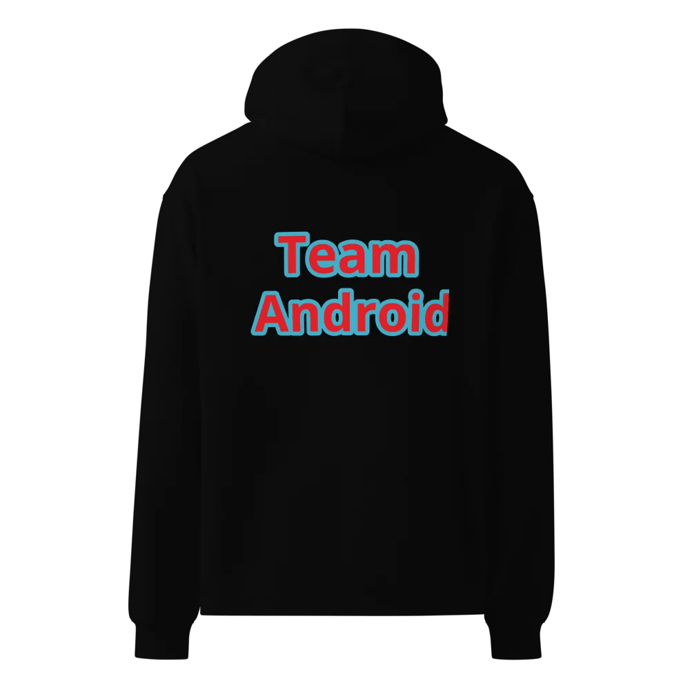 Blue and red KingAndroid hoodie product image (11)
