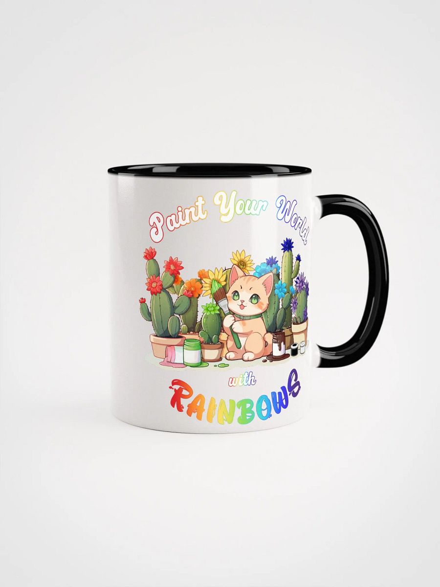 Rainbow Kitten Artist 2 Colors Mug product image (2)