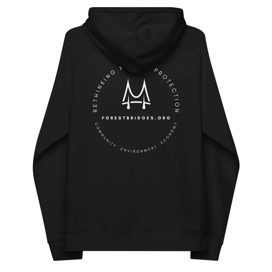Forest Bridges Fall Colors Hoodies with Greyscale Logo & Emblem on Back product image (7)