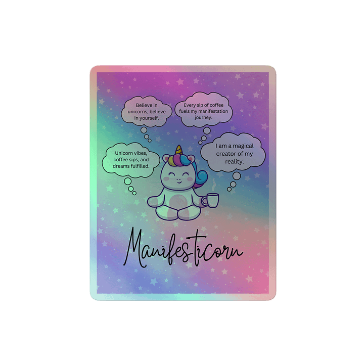 Manifesticorn Motivational Sticker Sheet product image (2)