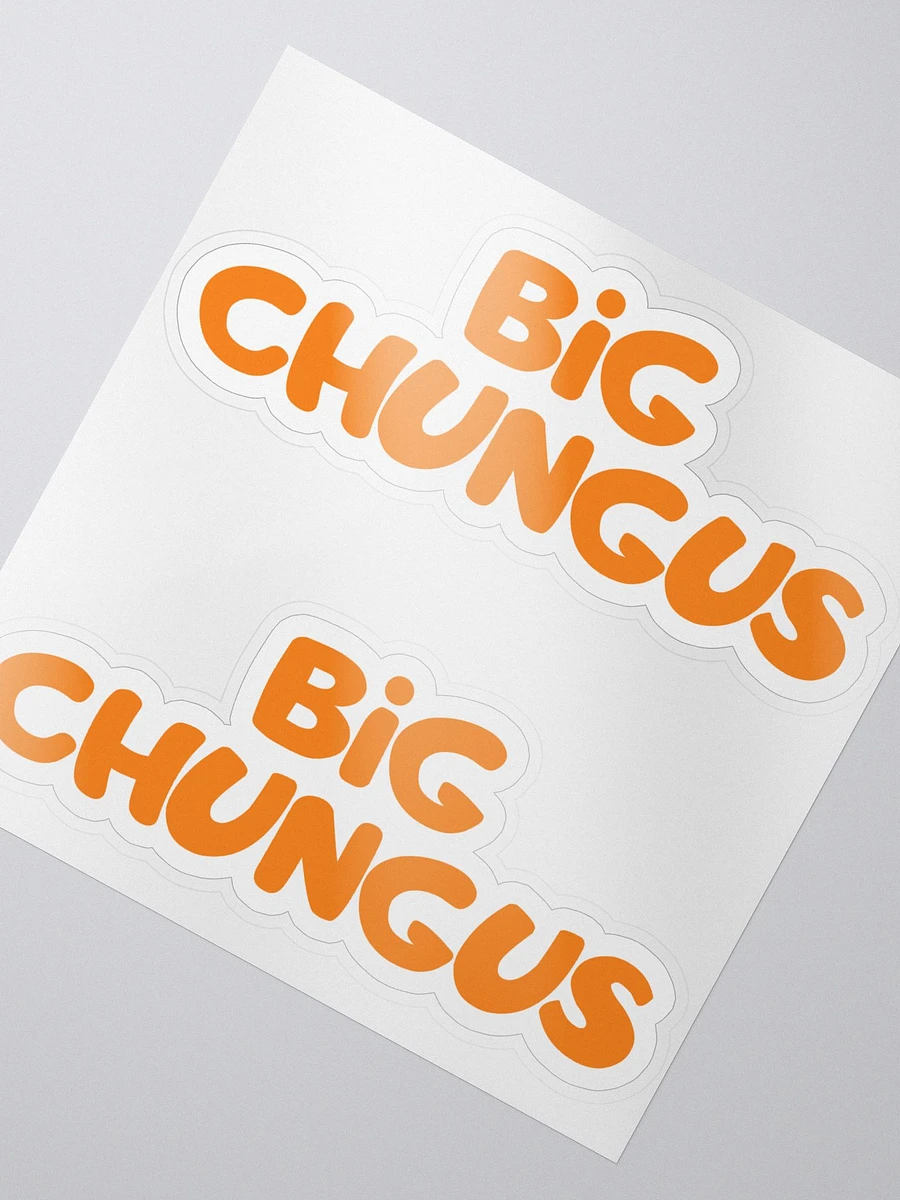 2 Big Chungus bubble free stickers product image (2)