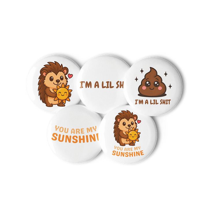 Lil shit & sunshine pins product image (2)