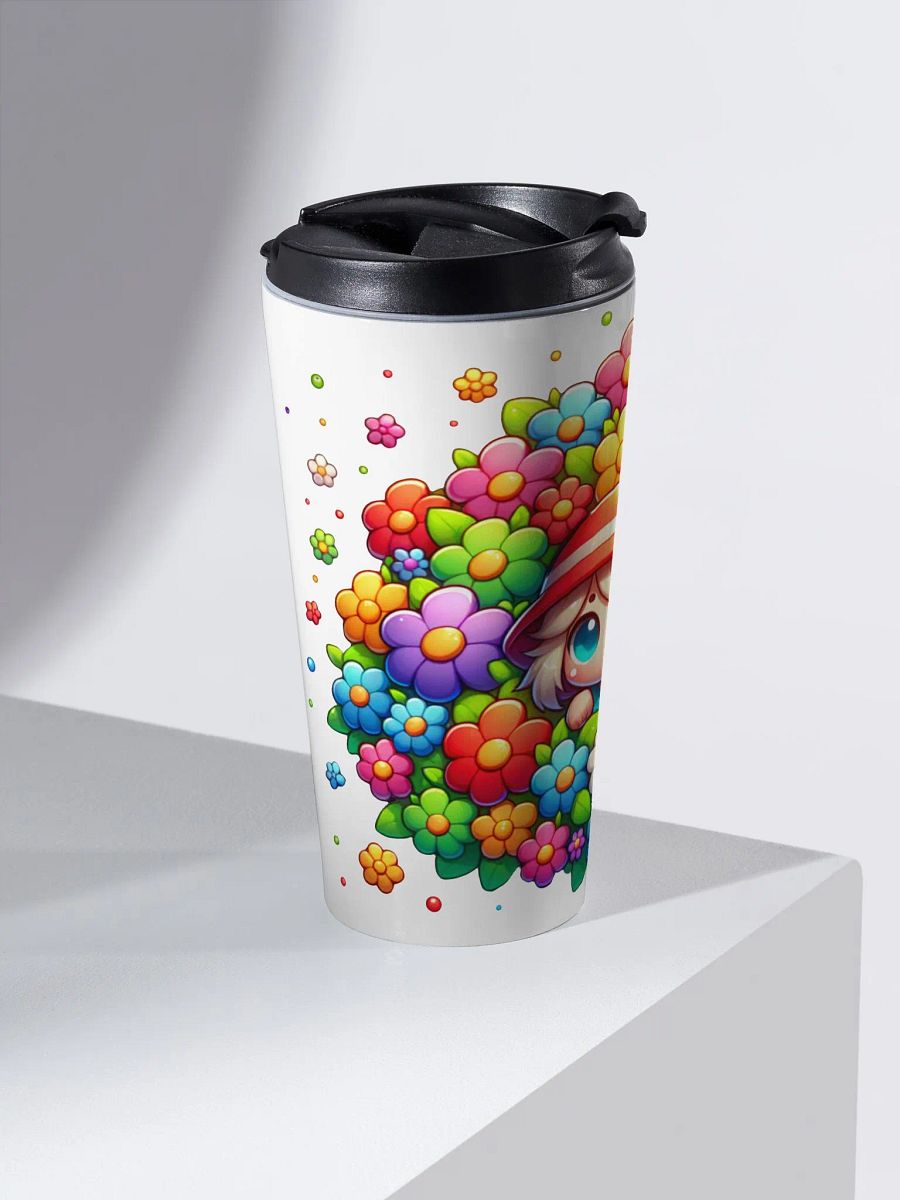 Cute Flower Girl Travel Mug product image (2)