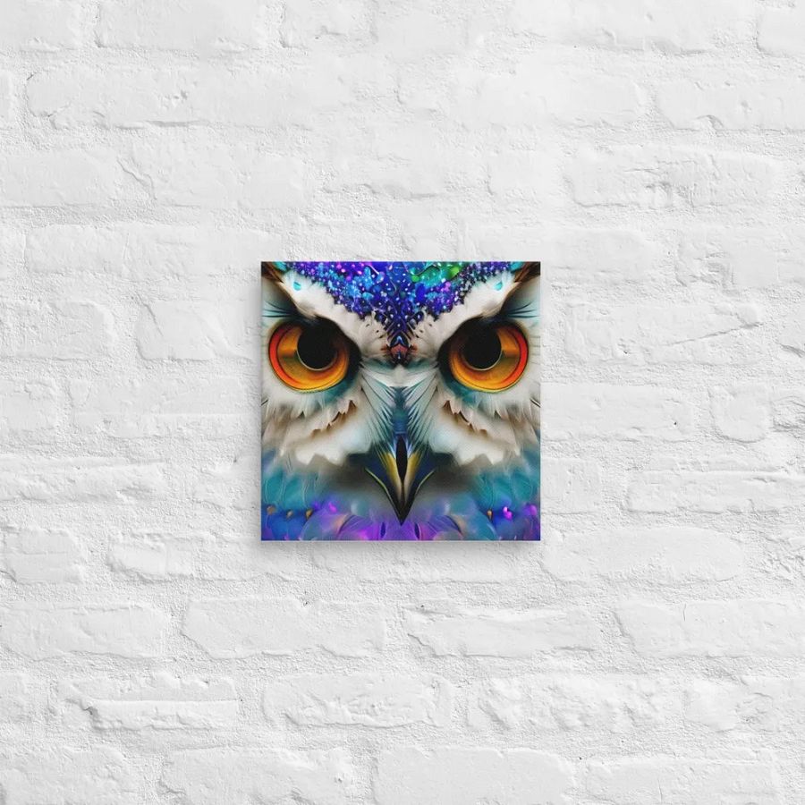 Fantasy Fractal Owl Art - v17 product image (12)