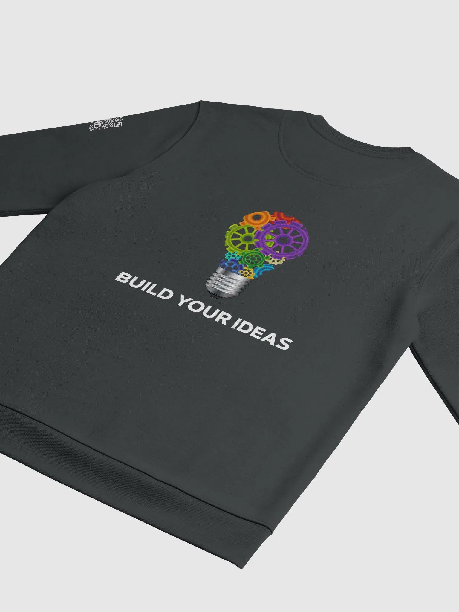 Build Your Ideas Crewneck Sweatshirt Black product image (4)