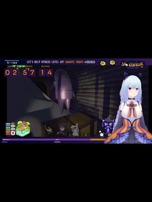 #SS2025 Spooktacular streamathon was a big success for our small community. I am so proud. This was the moment we hit our fundraising goal. #charitystreamer #gamergirl #vtuber #streamathon 