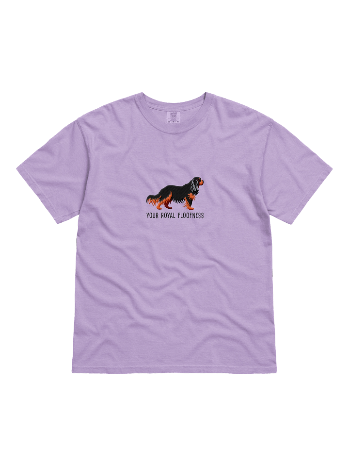 Your Royal Floofness T-Shirt(Embroidered) of a Cavalier King Charles Spaniel(Black & Tan) product image (31)