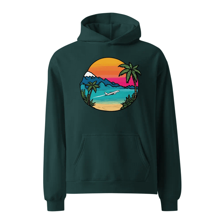 AS Colour Unisex Premium Oversized Hoodie | AI-Designed Symbols of Adventure product image (1)