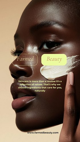 At farmed beauty 
We deeply care for your skin that’s why we choose the best nourishing natural products to make your skin he...