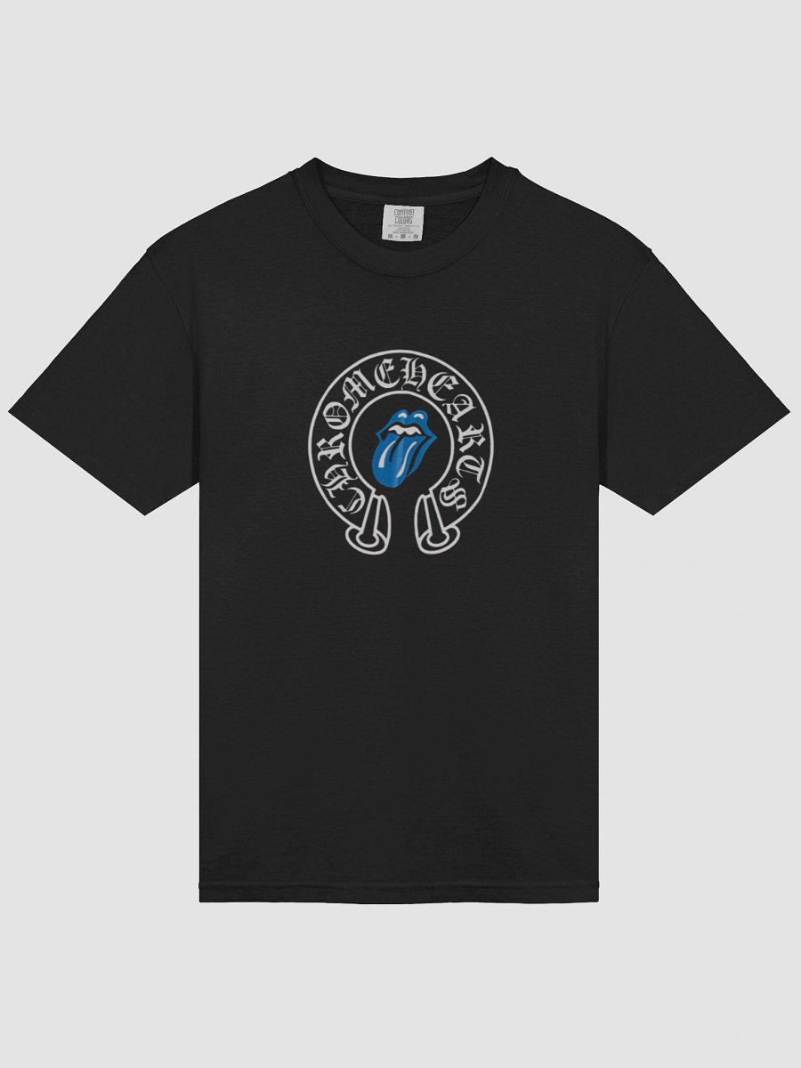 Blue Lips and Horseshoe Graphic T-shirt product image (17)