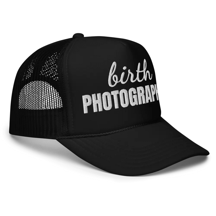 Birth Photographer - Embroidered Trucker Cap Hat product image (3)