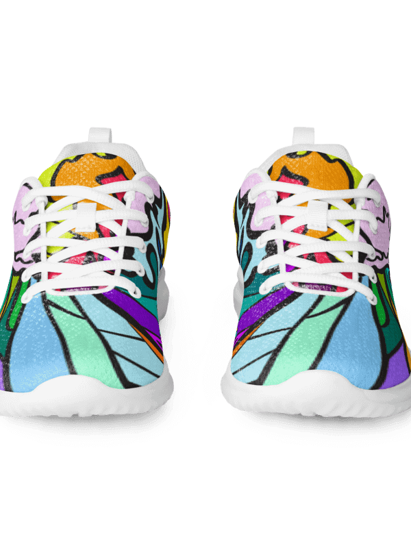 Vibrant Fusion Men's Sneakers - Wave at Sunset product image (2)