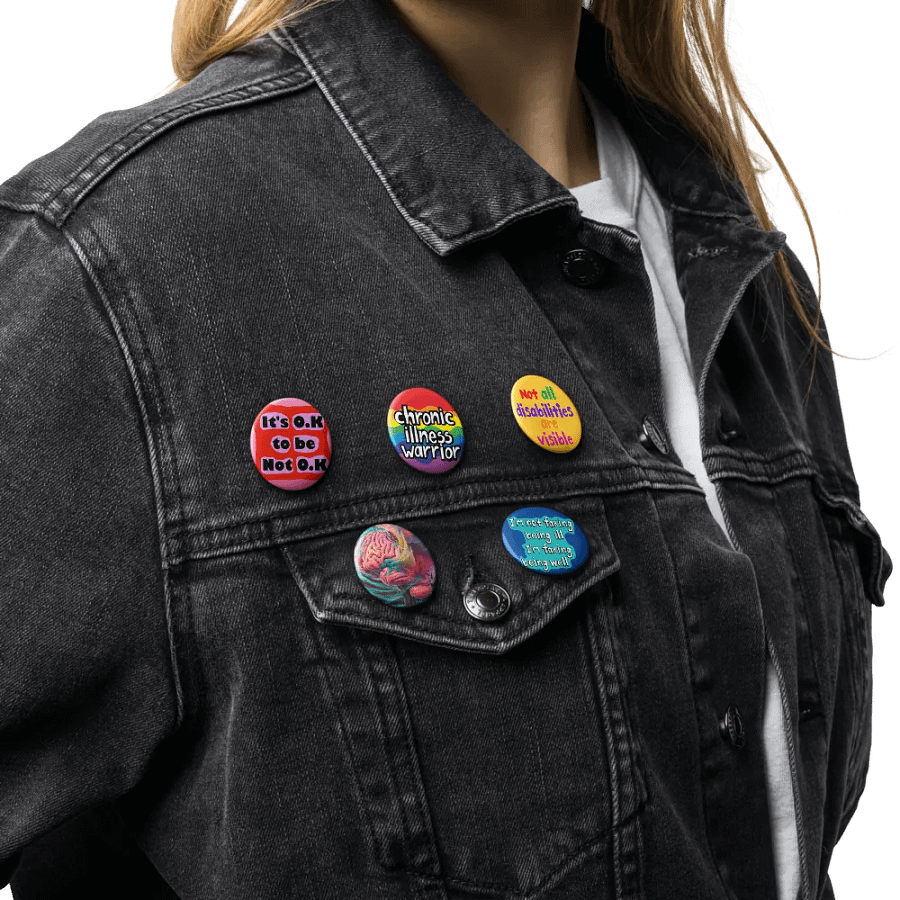 Hidden disabilities pin button badges product image (12)