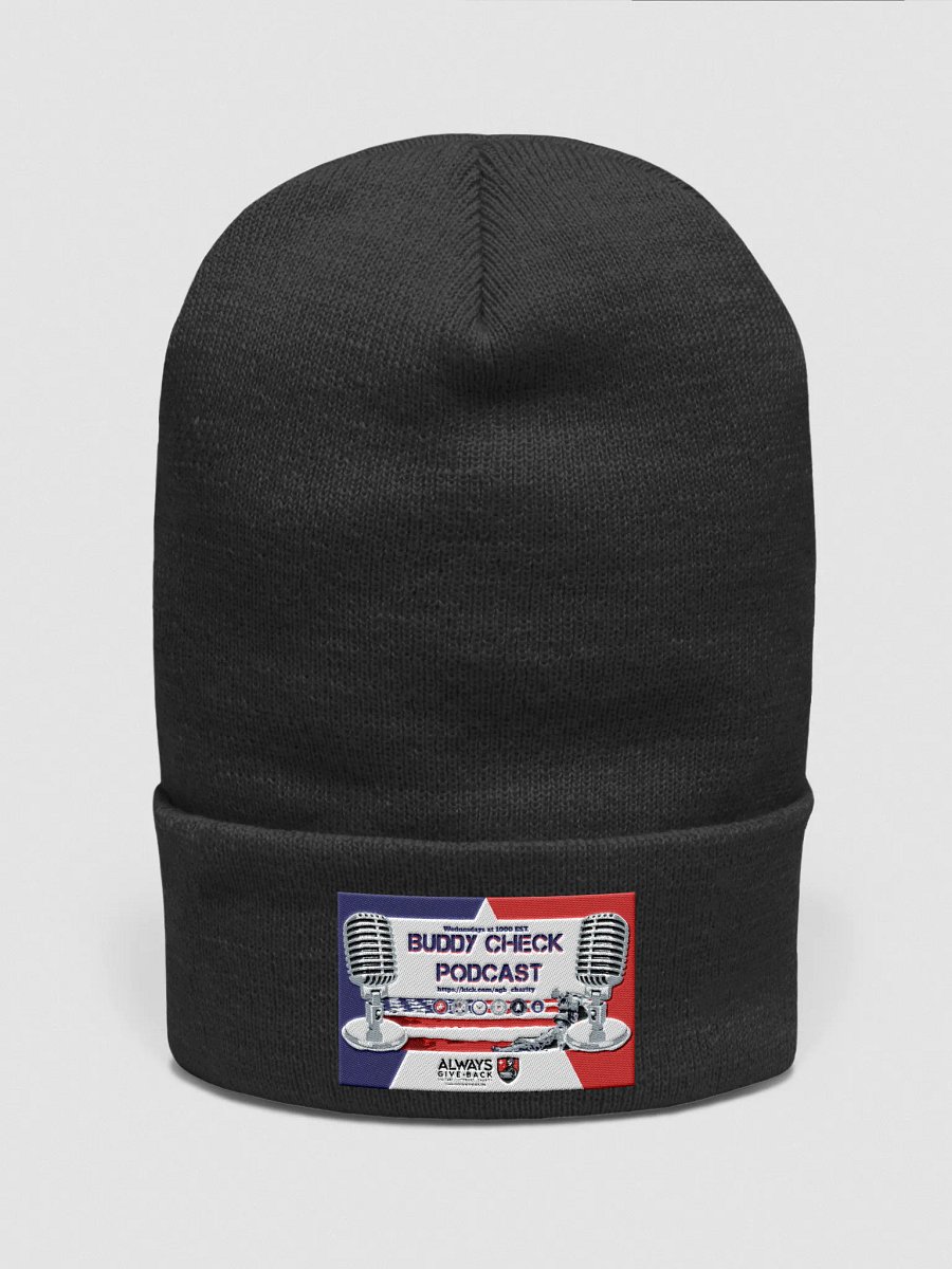 Buddy Check Podcast Cuffed Beanie product image (1)