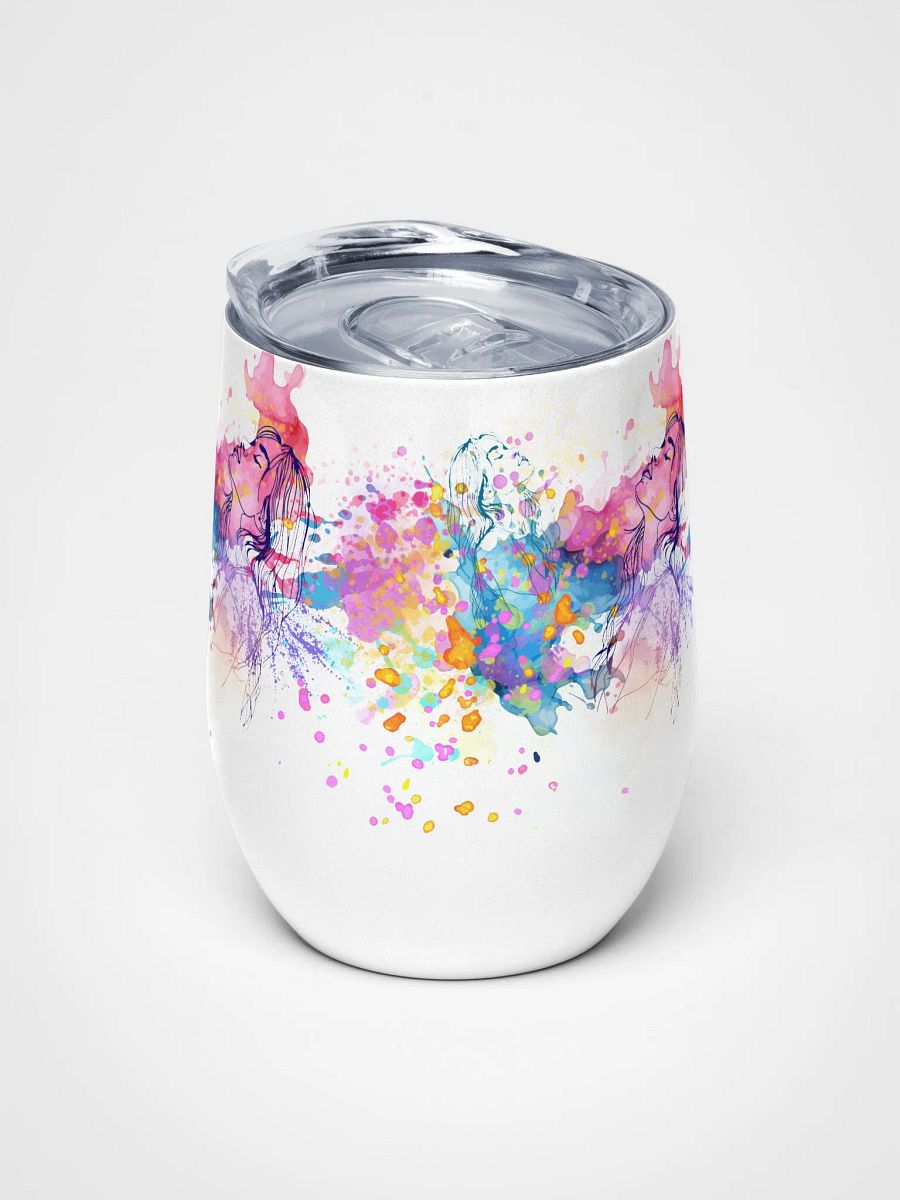 watercolor faces design wine cooler for the feminine ladies product image (5)