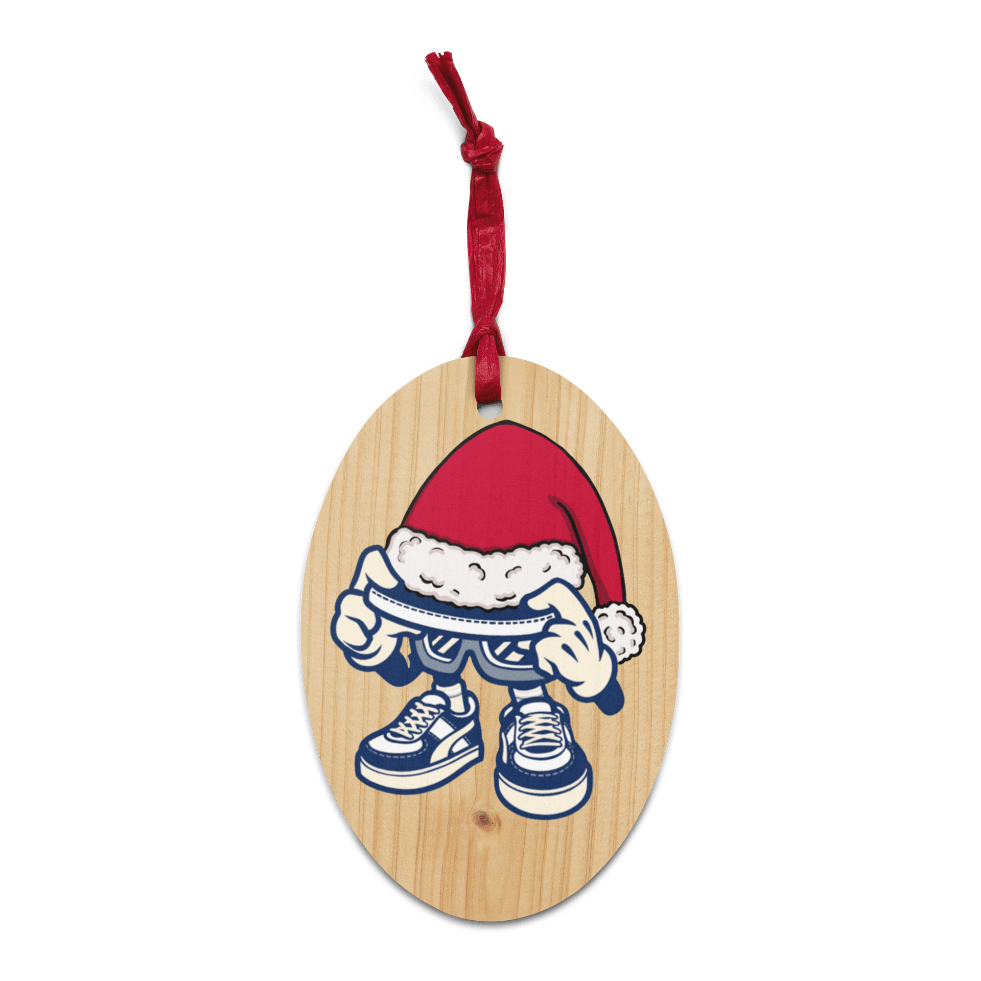 Santa Snap Wooden Ornament product image (1)