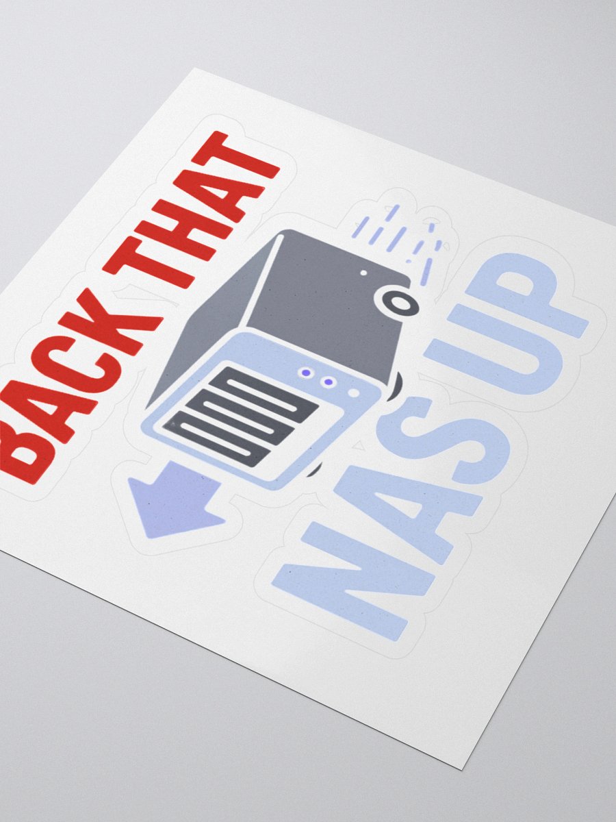 BACK THAT NAS UP - STICKER product image (3)