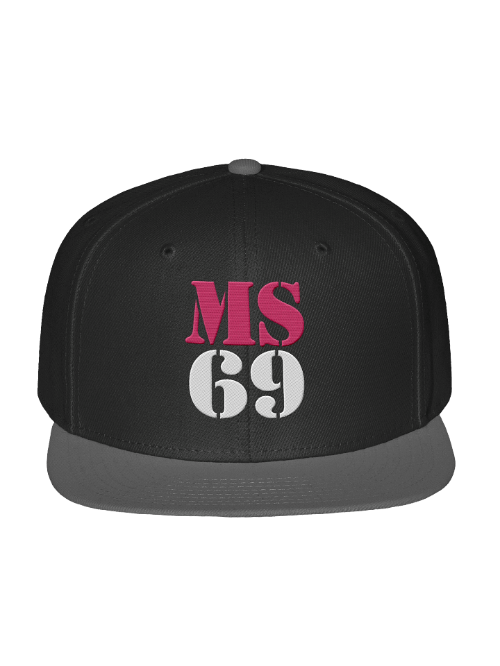 MS69 - Snapback Hat Pink/White product image (1)