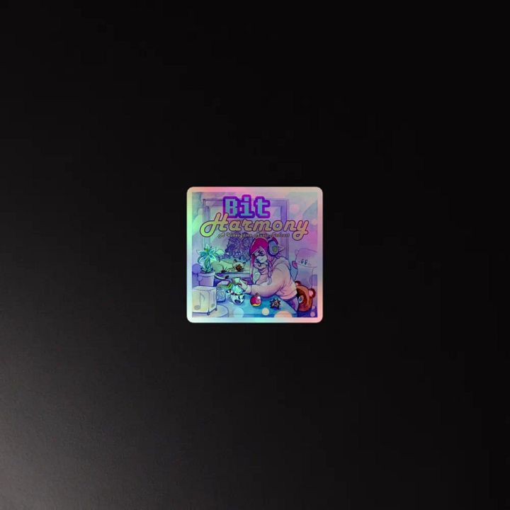 Bit Harmony Holographic Sticker product image (2)