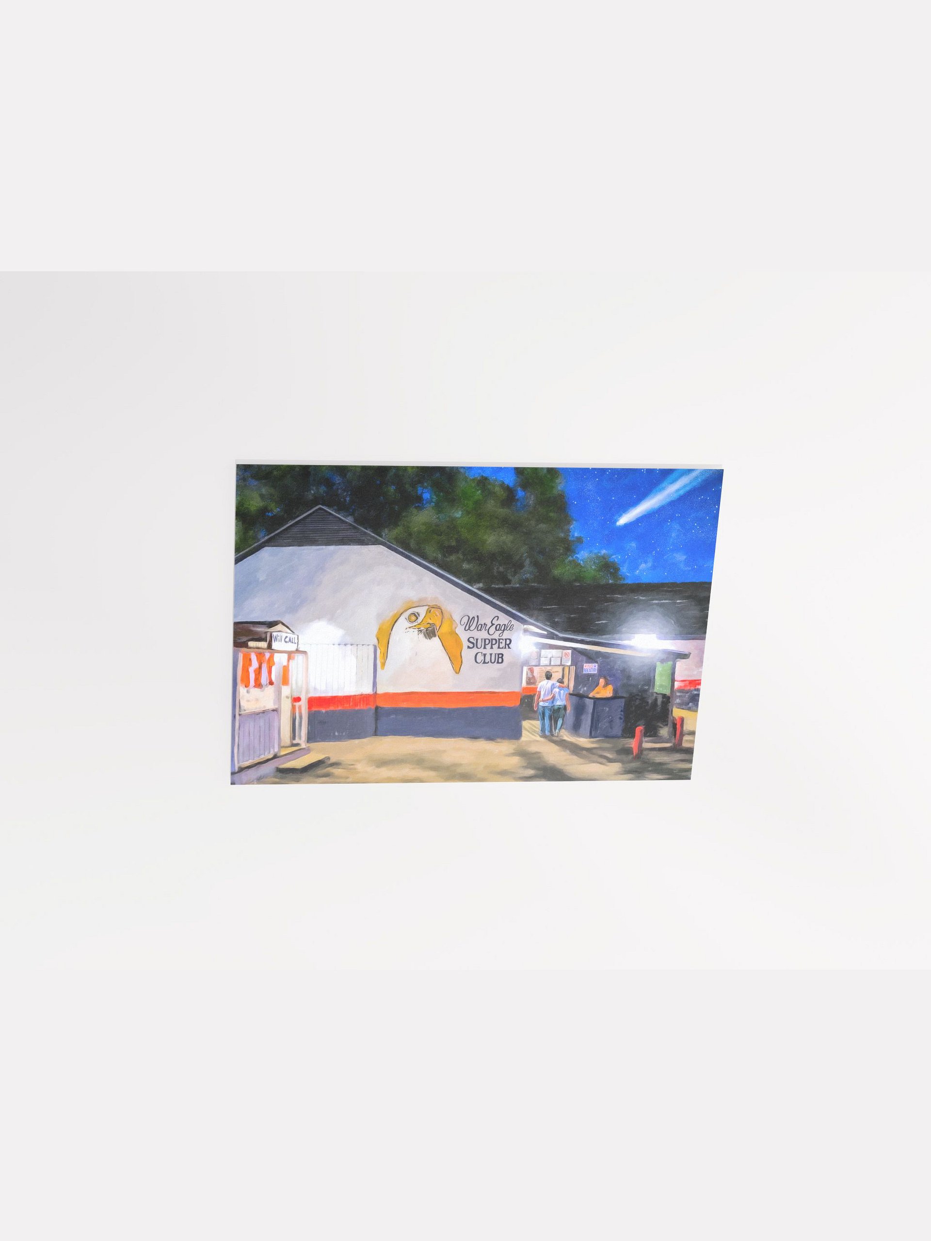 War Eagle Supper Club - Auburn Alabama Studio Art Print product image (3)