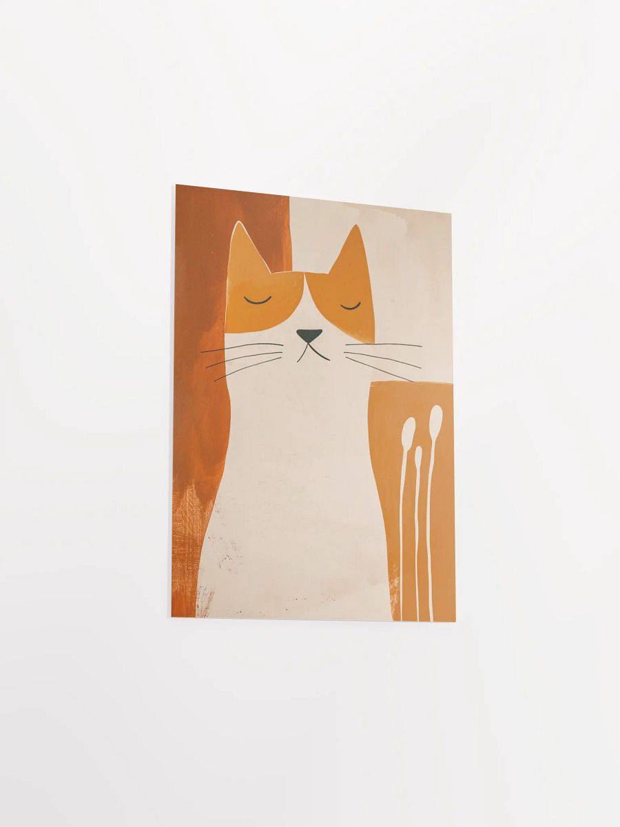 Minimalistic Cat Nap Poster product image (5)