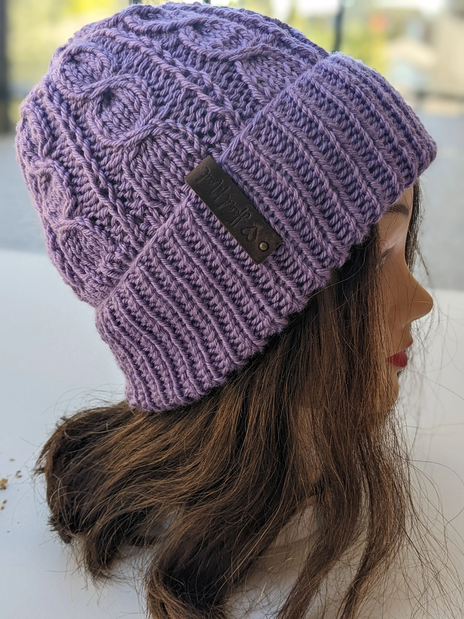 Viola Cable Hat Knitting Pattern product image (4)