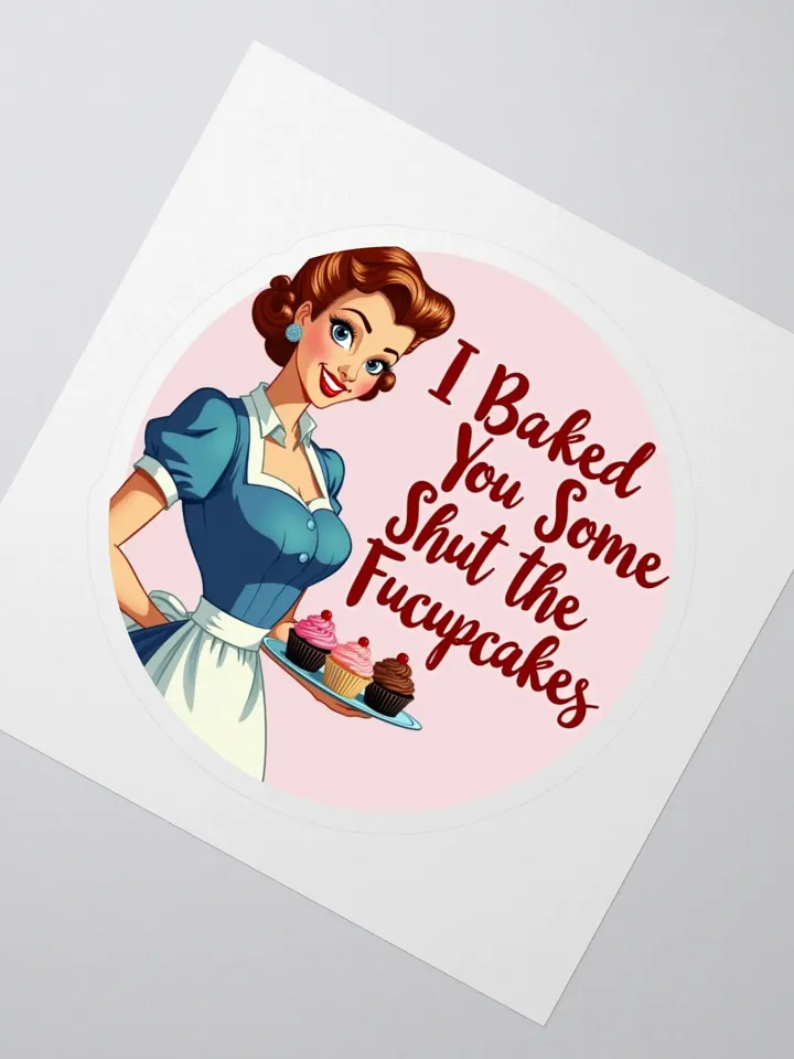 Shut the Fucupcakes Retro Pin-Up Art Print product image (2)