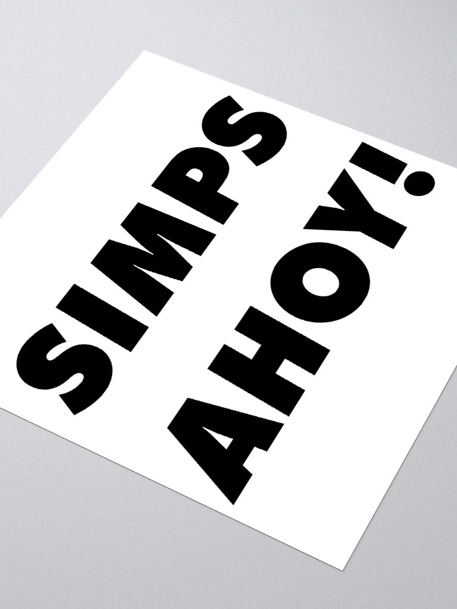 Simps Ahoy! Sticker product image (3)