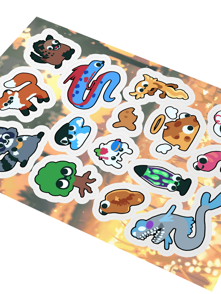 Lurking Creatures of the Shroomstate Stickers product image (2)