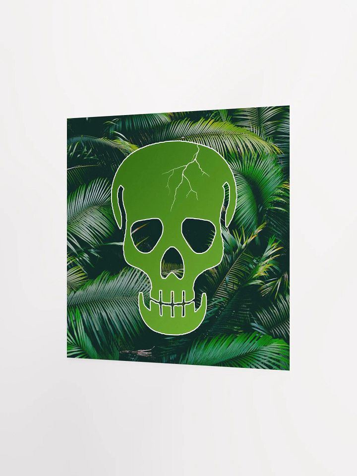 Endangered Species - Mexico - Tropical Mystery Green Skull Poster product image (2)