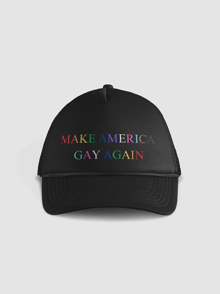 Rainbow Pride Foam Trucker Hat product image (1)